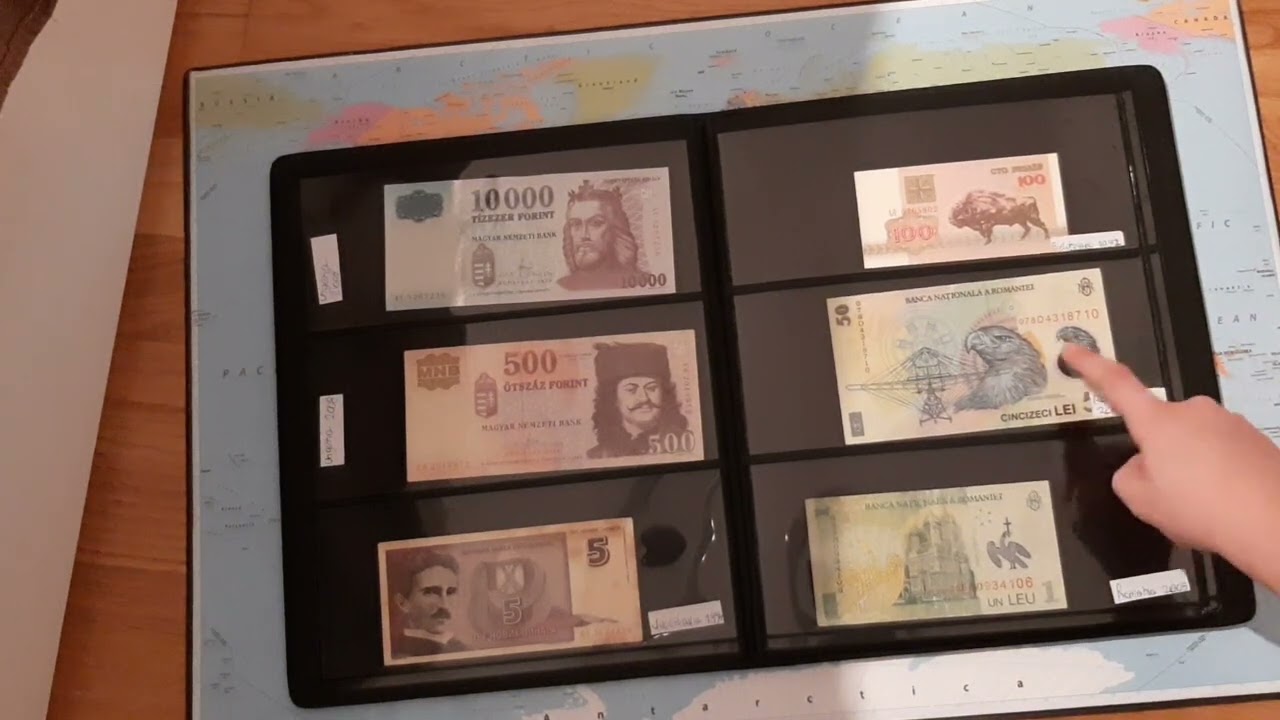 collezione  banconote da tutto il mondo