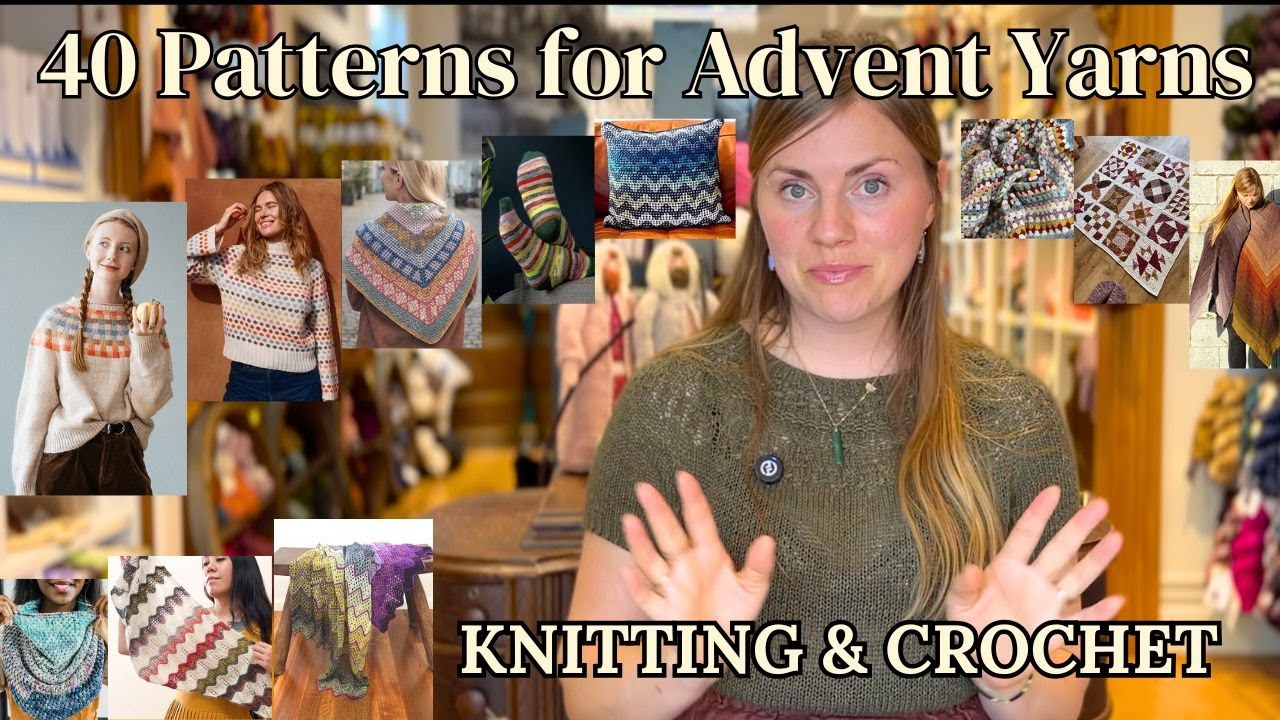 What to do with all that Advent Yarn? // 40 awesome pattern ideas