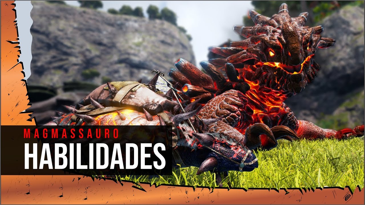 Melhor farmador de METAL? HABILIDADES do MAGMASSAURO! O que ele COME?