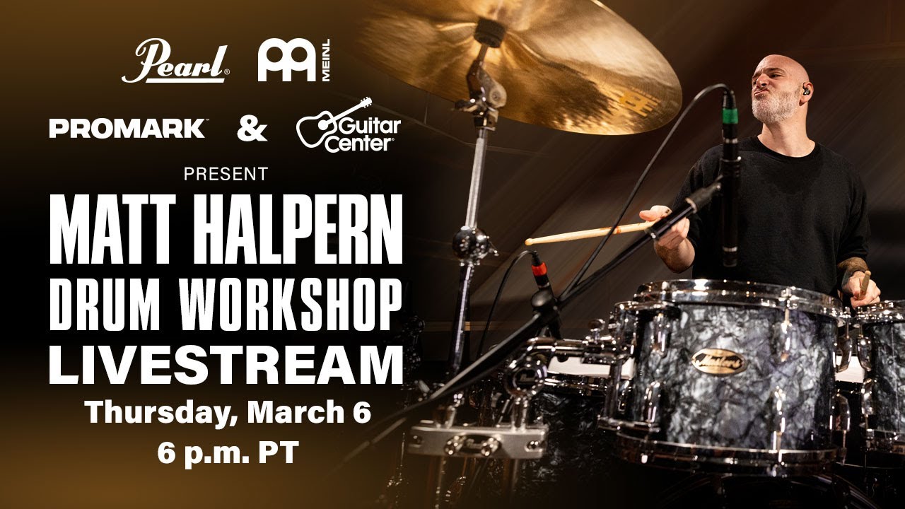 Matt Halpern (Periphery) Drum Workshop Live from Guitar Center Hollywood