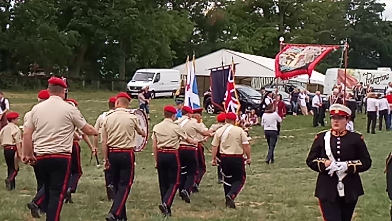 Skeough Flute Band at Co Down RBP Sham Fight Scarva 13/07/18