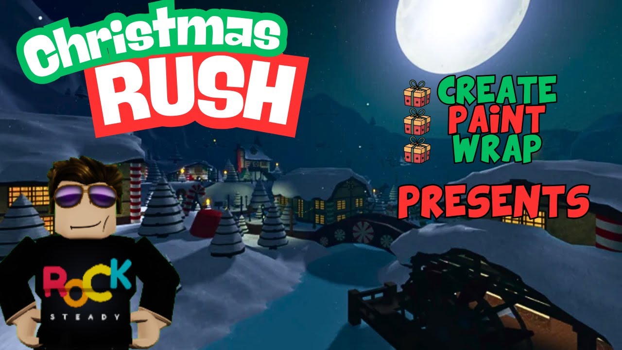 Игровой процесс Christmas Rush в ROBLOX 🎄 Помогите Санте до Рождества!