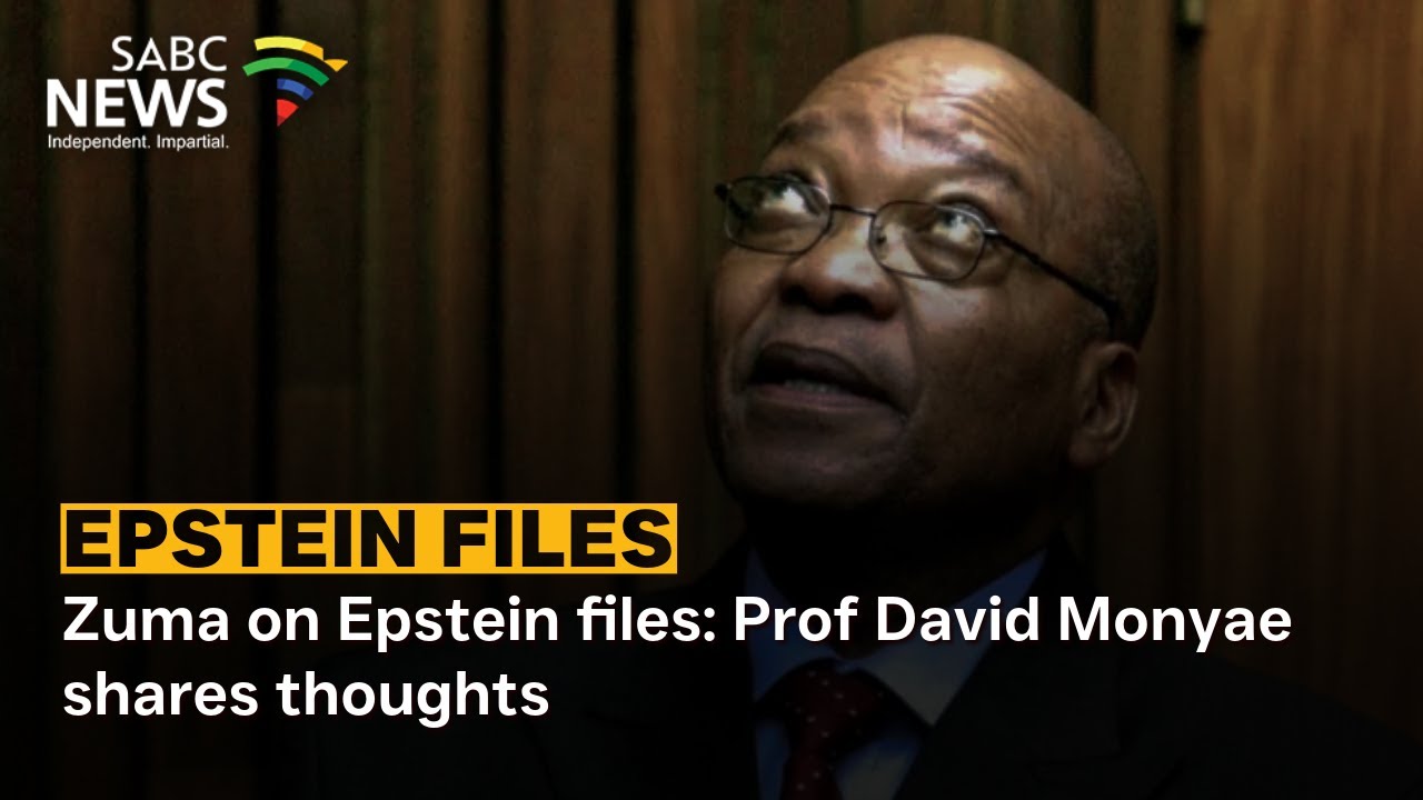 Zuma on Epstein files: Prof David Monyae shares thoughts