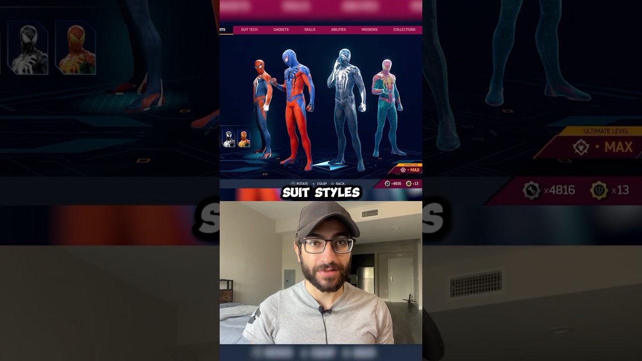Rating Advanced Suit 1.0 and its styles in Marvel’s Spide-Man 2 !!