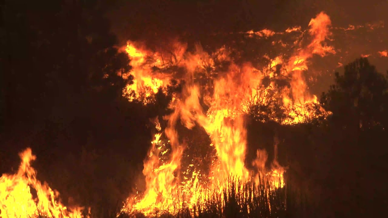 Tamarack Fire: Raw video of walls of flames near Markleeville