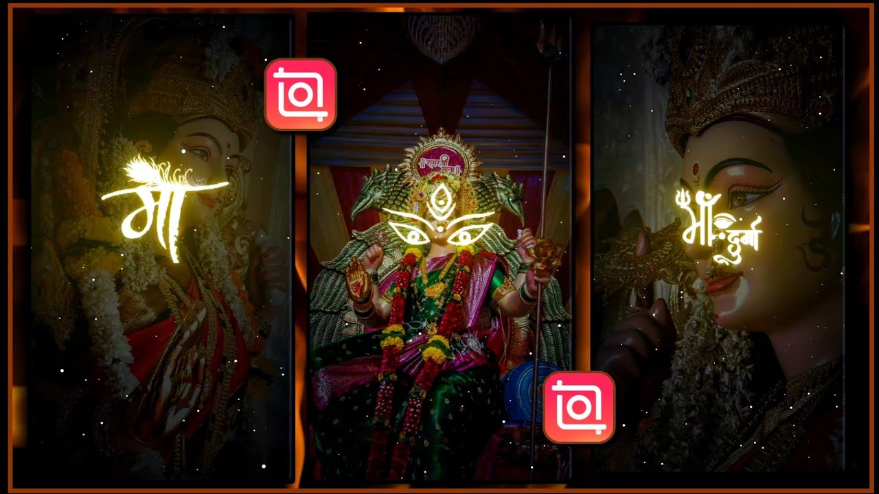🌸 Navratri Special Video Editing | Inshot Editing Tutorial | Durga Maa Status 2025 🌸