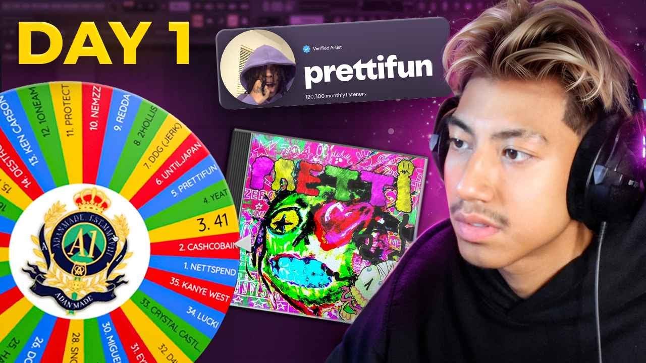 HOW TO: PRETTIFUN l How To Make CRAZY BEATS Like PRETTIFUN l RAPPER ROULETTE DAY 1