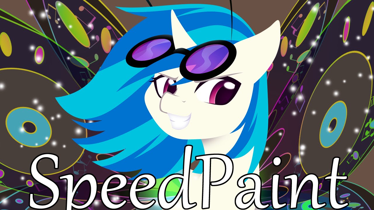 MLP Speedpaint - Vinyl Scratch Breezie