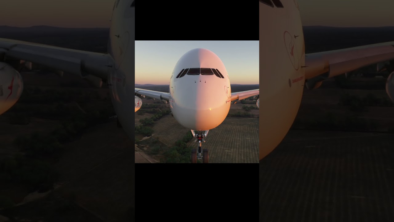 Microsoft Flight Simulator 2024 Sunrise Landing Melbourne YMML Australia FBW A380