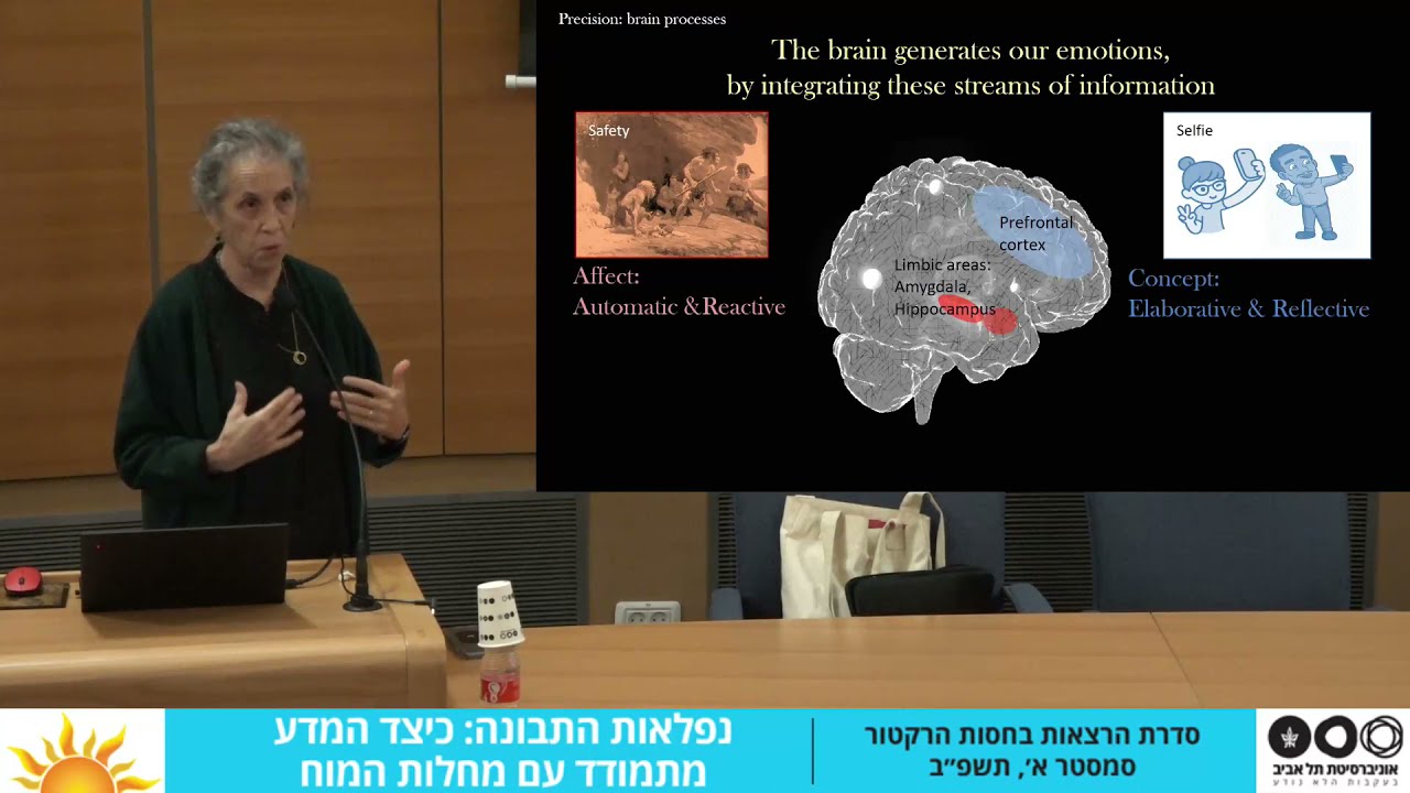 סדרת הרצאות בחסות הרקטור - הקשר בין המוח לנפש