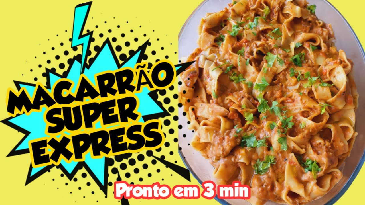 MACARRÃO SUPER EXPRESS! Serve 06 pessoas! #receitas #almoço #jantar #recipe #lunch #cooking