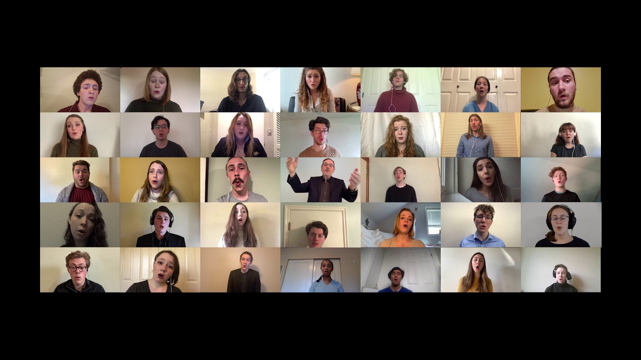 Pacific Lutheran University Choir of the West 2020 sings F. Melius Christiansen's 