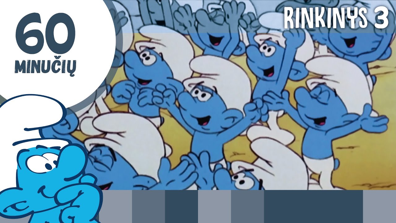 60 minučių Smurfų • 3 Rinkinys • Smurfai