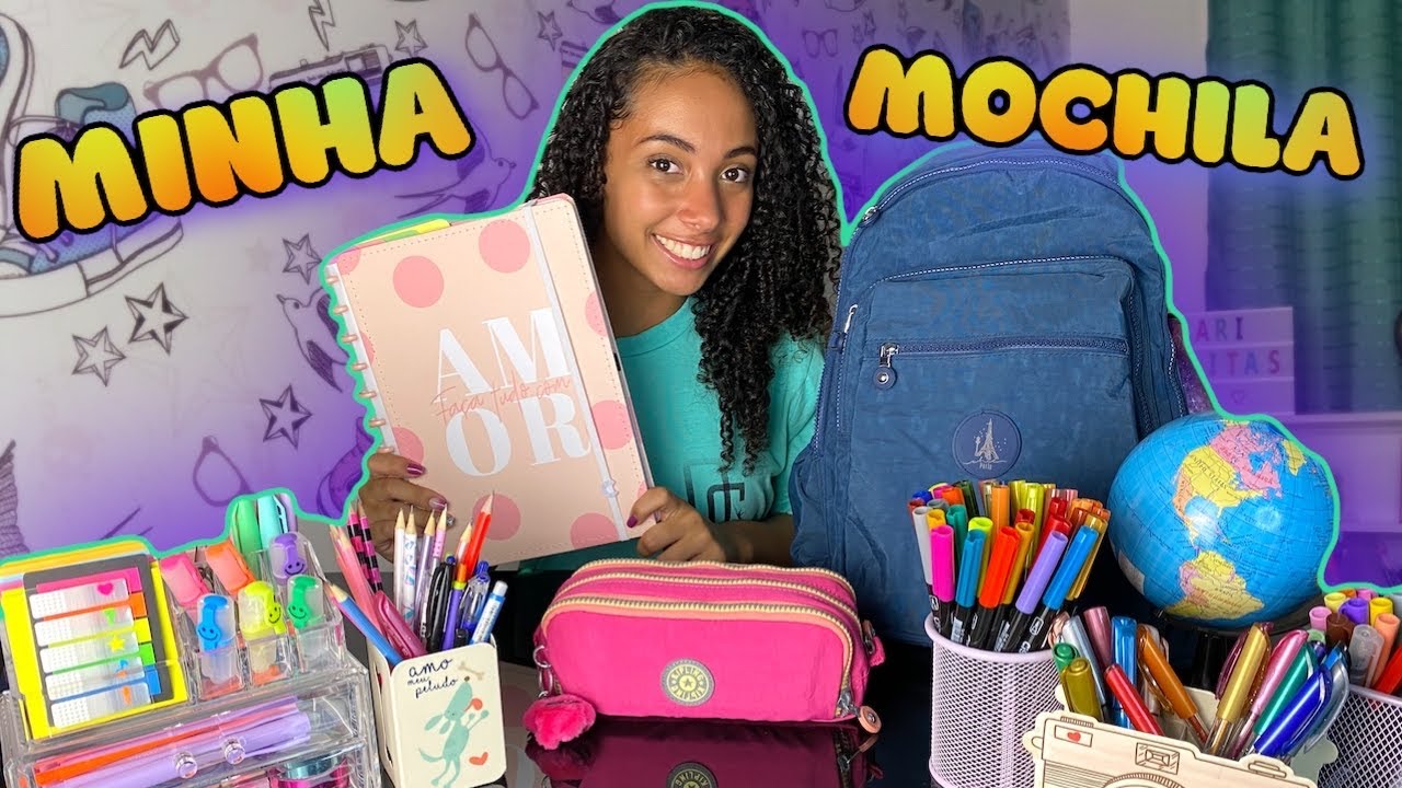 MATERIAL ESCOLAR - ORGANIZANDO MINHA MOCHILA