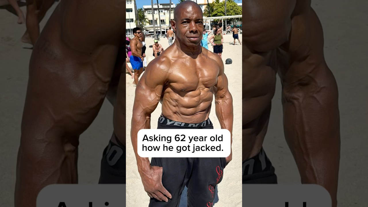 Asking 62 year old how he got JACKED. #bodybuilding #workout #inspiration #fitness #interview