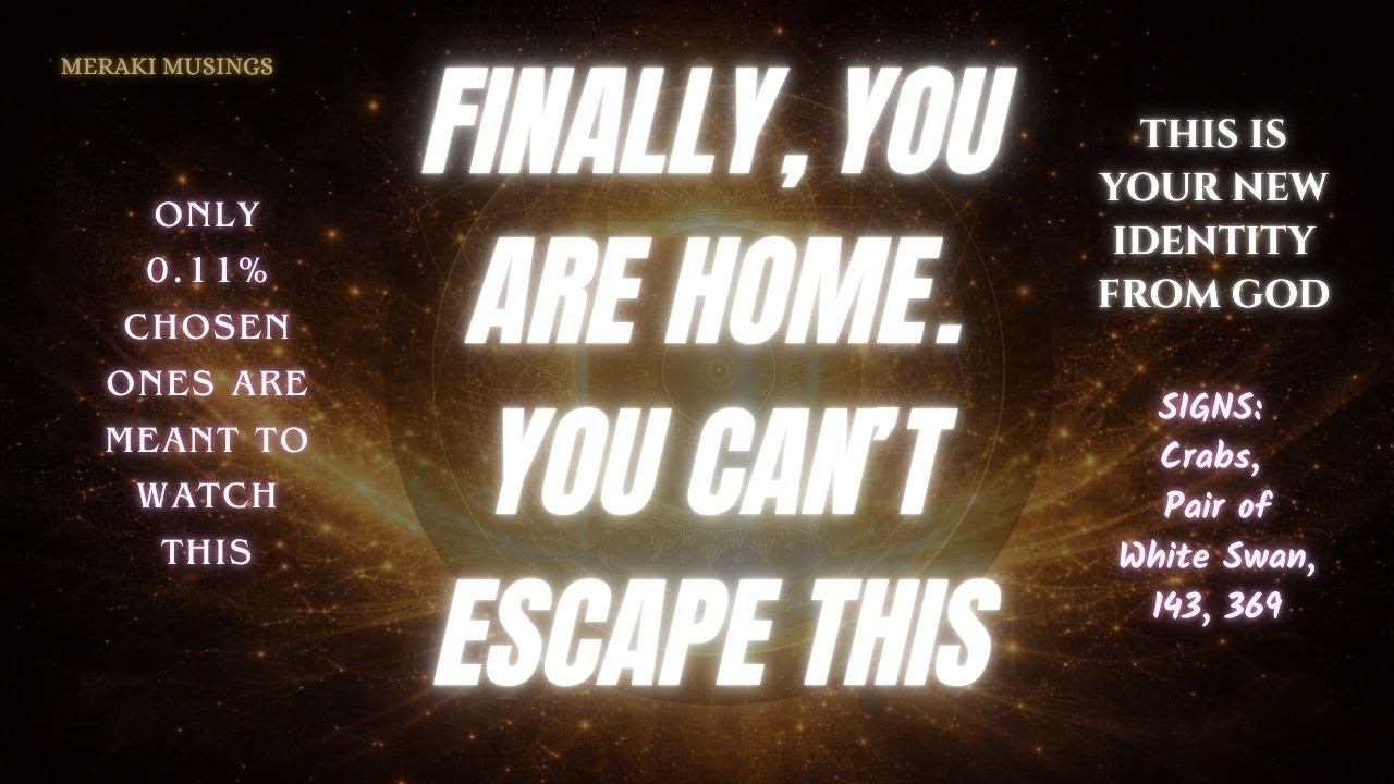 FINALLY, YOU ARE HOME ✯ Your Angels Have a message for you 𖤓 YOU'RE GIVEN A NEW IDENTITY BY GOD