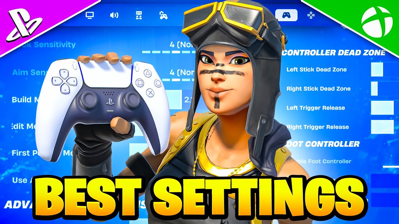 NEW Best Season 4 Controller SETTINGS! + Aimbot Trigger Release (Fortnite Tutorial)