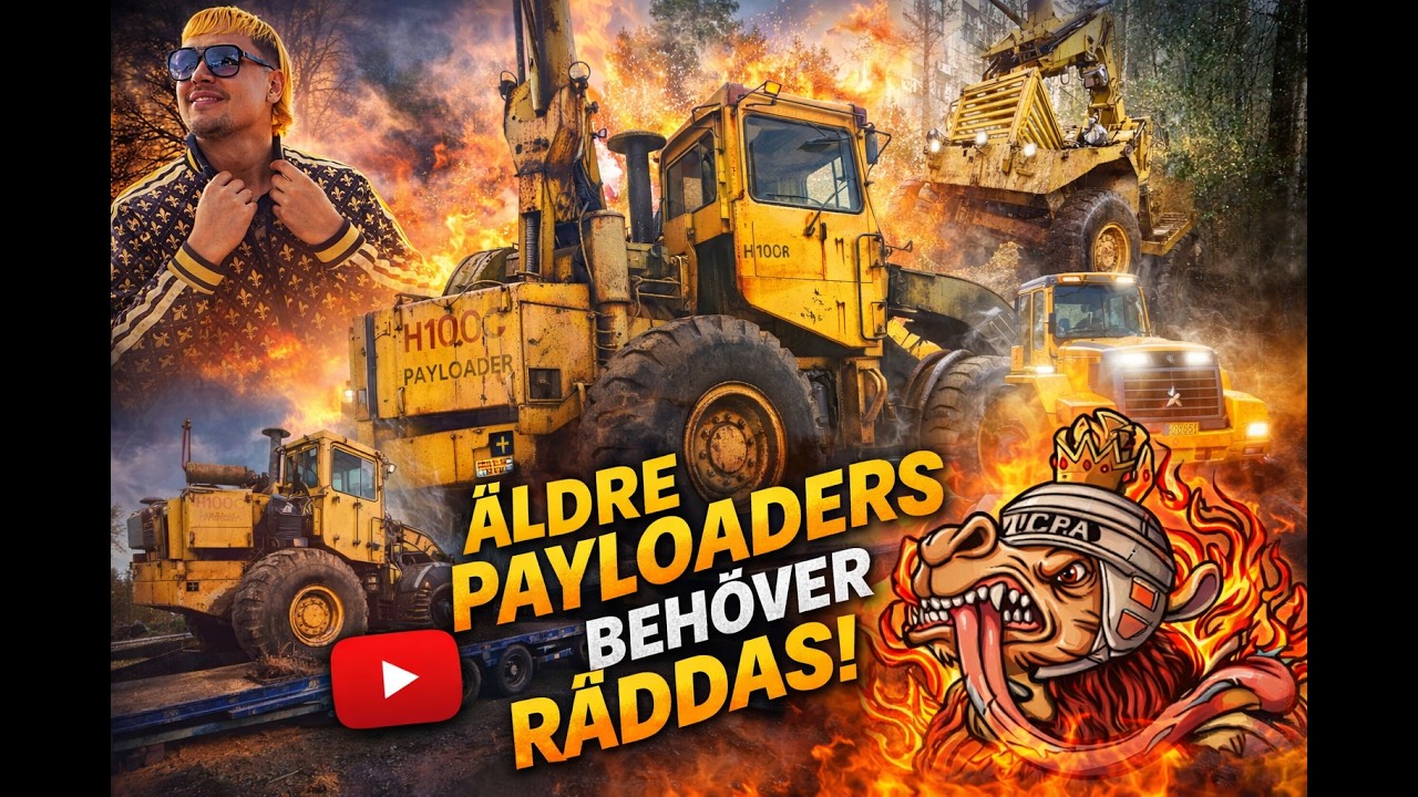 VI R&Auml;DDAR en GAMMAL Monster v8 Hjullastare!🚜𓀐𓂸📹