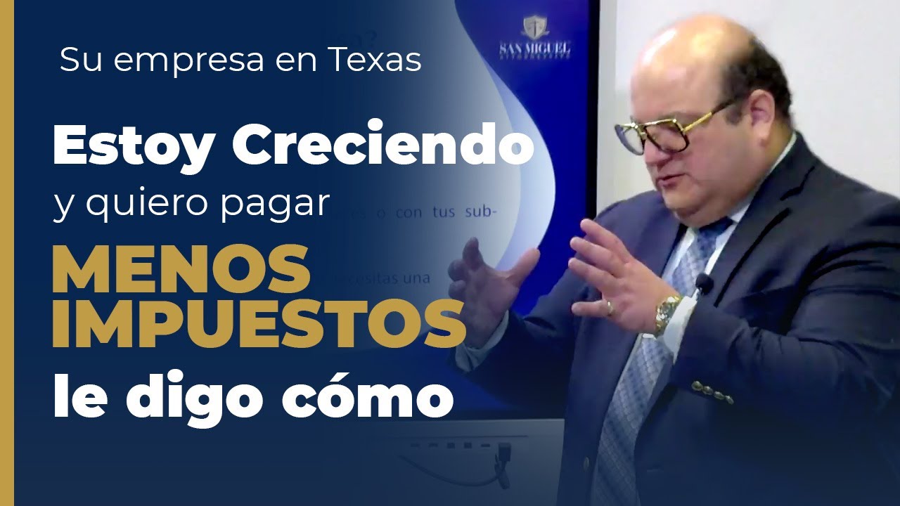 Mi empresa est&aacute; creciendo mucho &iquest;C&oacute;mo pagar Menos Impuestos? &iquest;C&oacute;mo crear una Joint Venture?