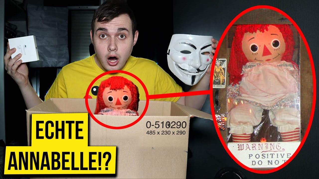 Ik vond deze MYSTERIEUZE DOOS voor MIJN DEUR om 3 UUR 'S NACHTS..! *IS DIT DE ECHTE ANNABELLE POP!?*