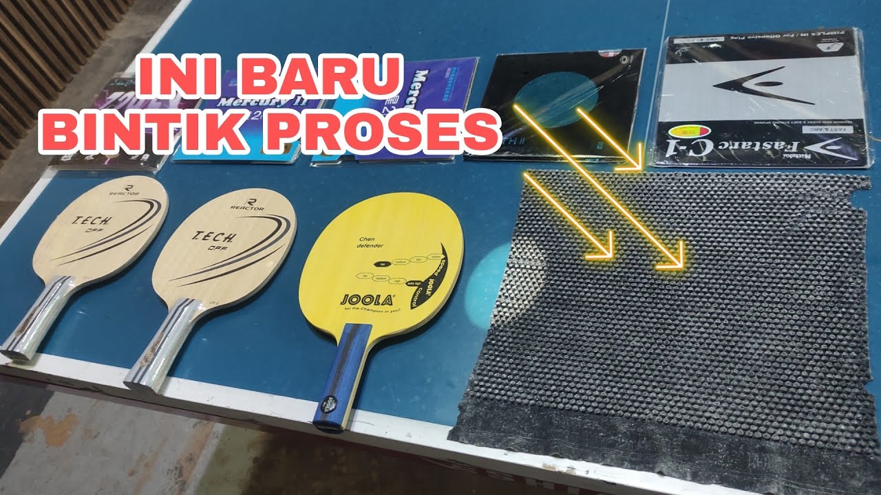 bed khusus bintik tahan proses||tenis meja bintiker 