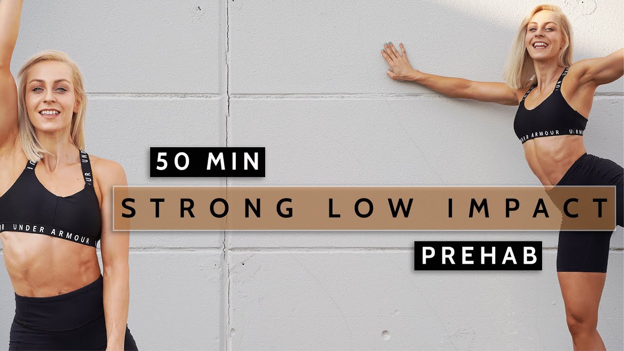 50 MIN STRONG LOW IMPACT - Pilates Inspired | Prehab | No Jumping | No Repeat | Intense | Full Body