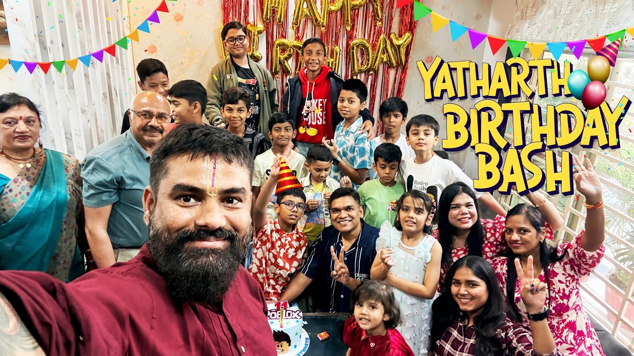 Yatharth Birthday Bash 🎉💥👬 So Much Fun 🥳 Birthday Party Vlog | | Kids Fun, Dance & Cake Cutting