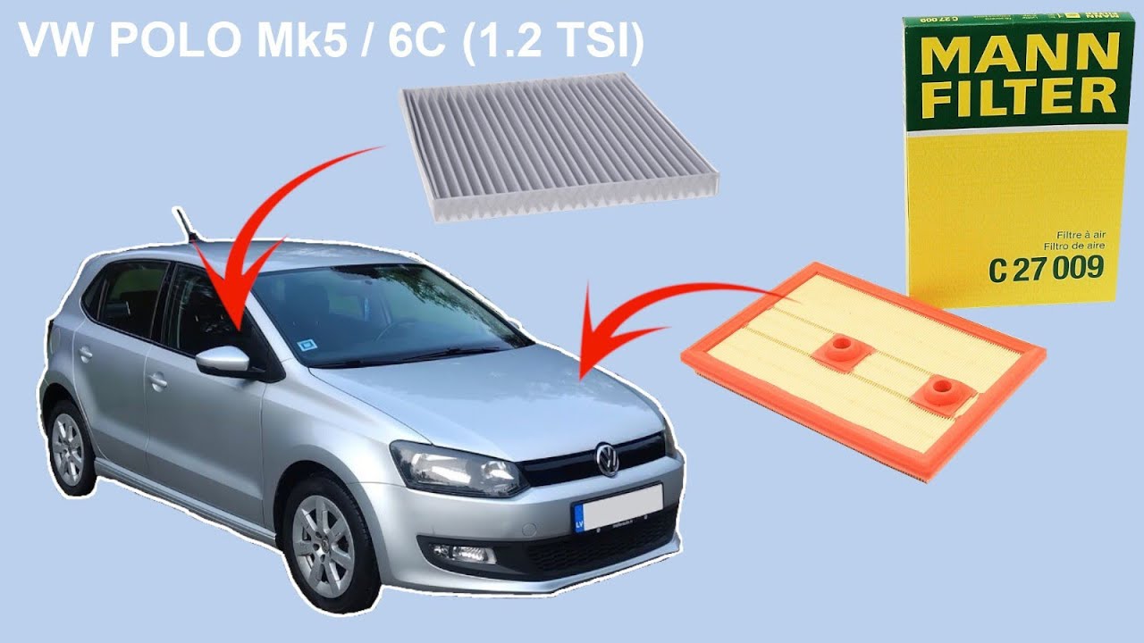 Gaisa filtru maiņa | VW Polo Mk5 1.2TSI