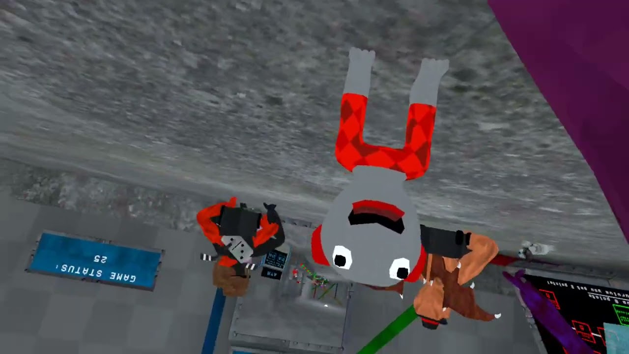 Playing Be the monster. In big scary.