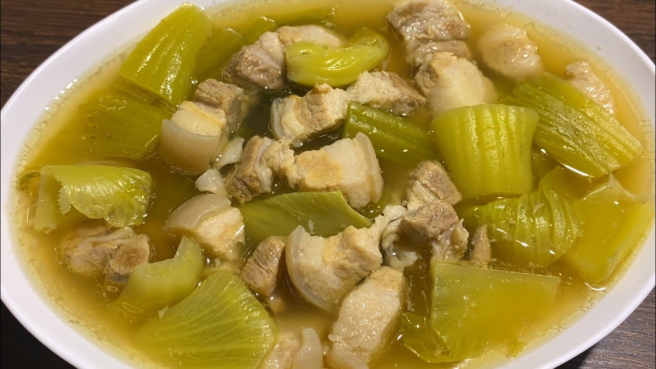 ต้มผักกาดดองหมูสามชั้น  วิธีต้มให้หมูนุ่มไม่เละส่วนผสมน้อยทำง่ายอร่อยไม่ธรรมดา