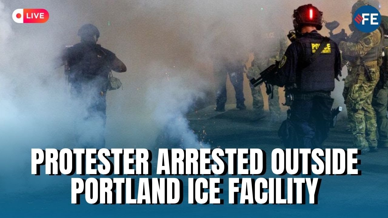Anti-ICE Protest LIVE: Police Arrest Protester as Hundreds Gather Outside Portland ICE Facility
