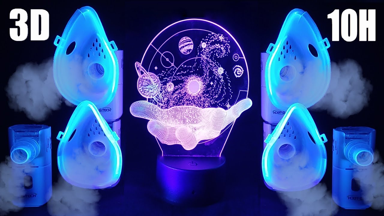 ASMR: 3D-аэрозоль с шестью невероятными распылителями для расслабления ума 🌌