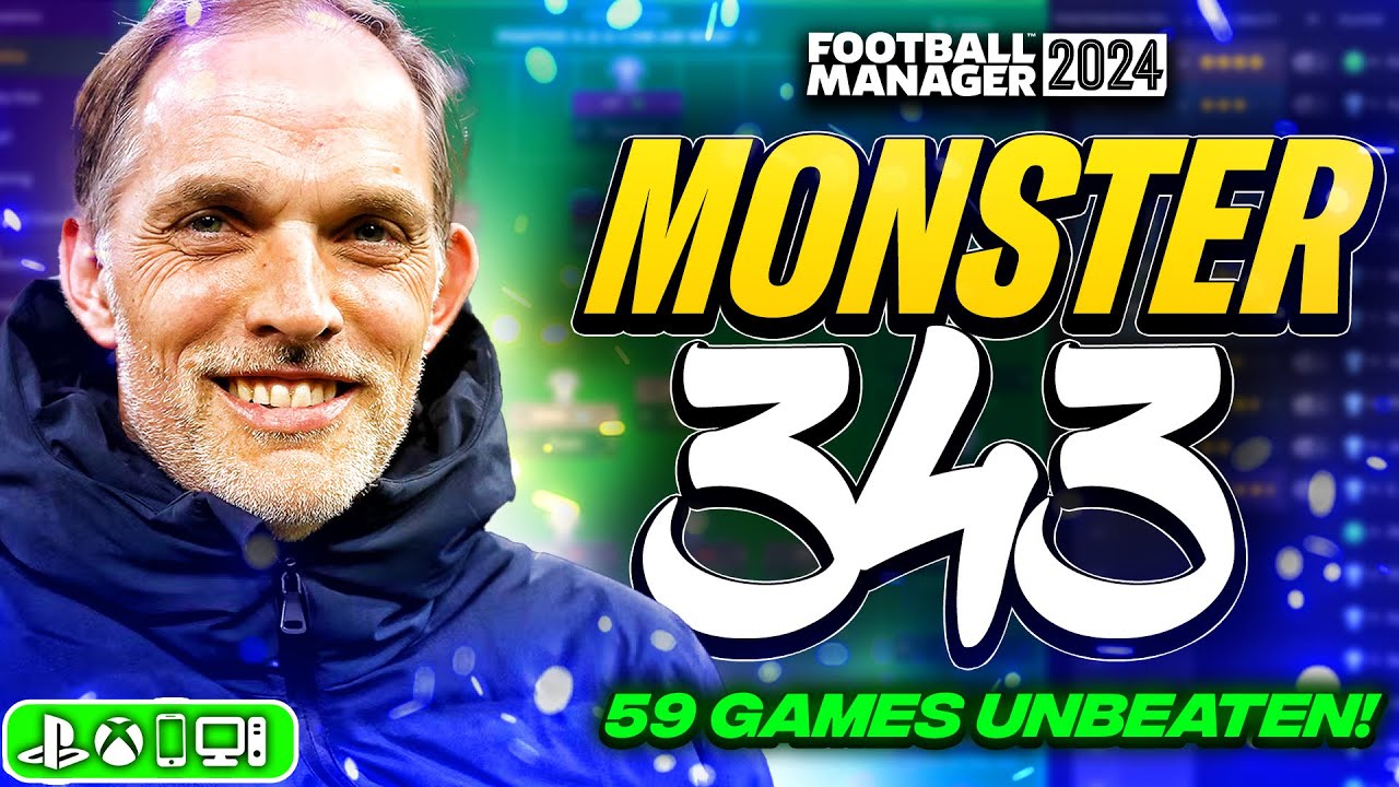 Тактика &laquo;МОНСТР 3-4-3&raquo; FM24! 98% побед + четырёхкратная победа!