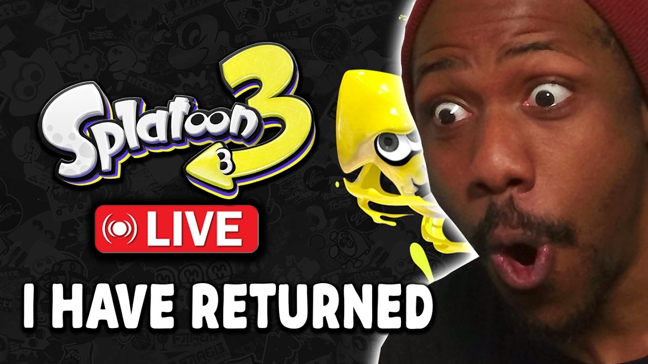 I HAVE RETURNED TO SPLATOON 3 | 🔴LIVE