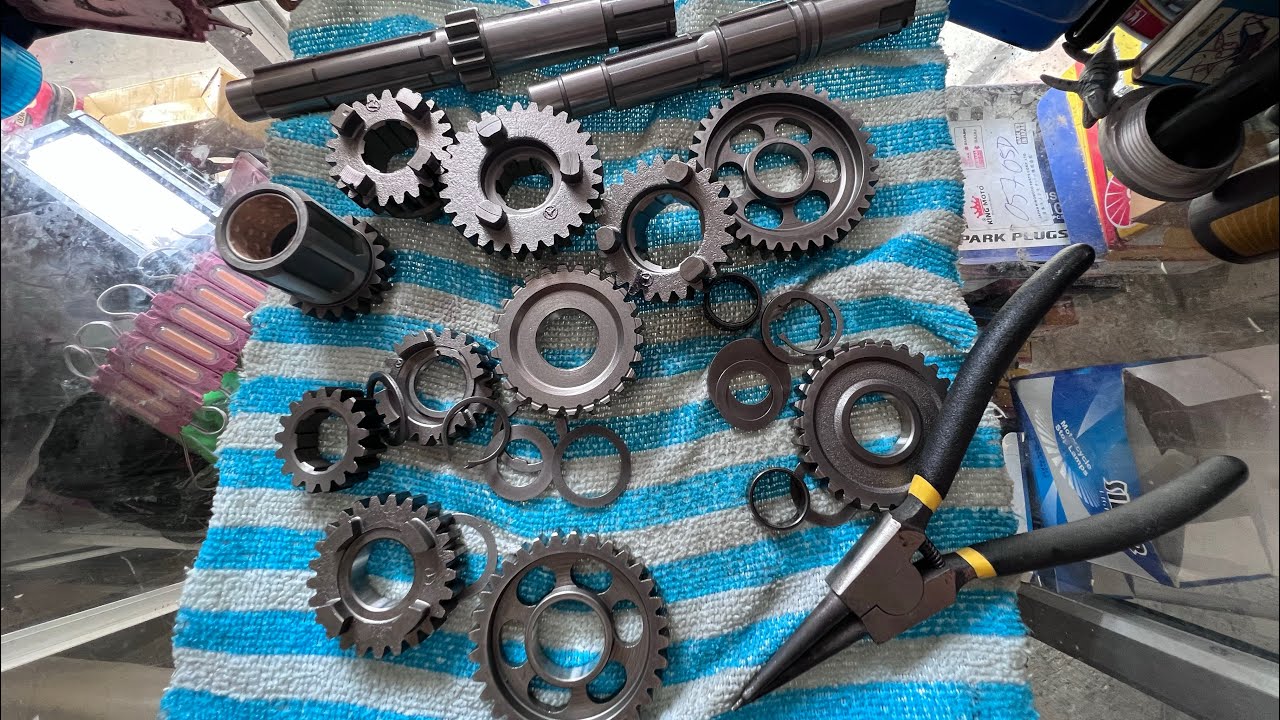 COMO ARMAR CAJA DE CAMBIO O VELOCIDADES DE MOTO  AKT NKD CG CB XR 125-150-200