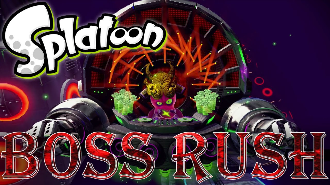 Splatoon - Boss Rush (All Boss Fights)