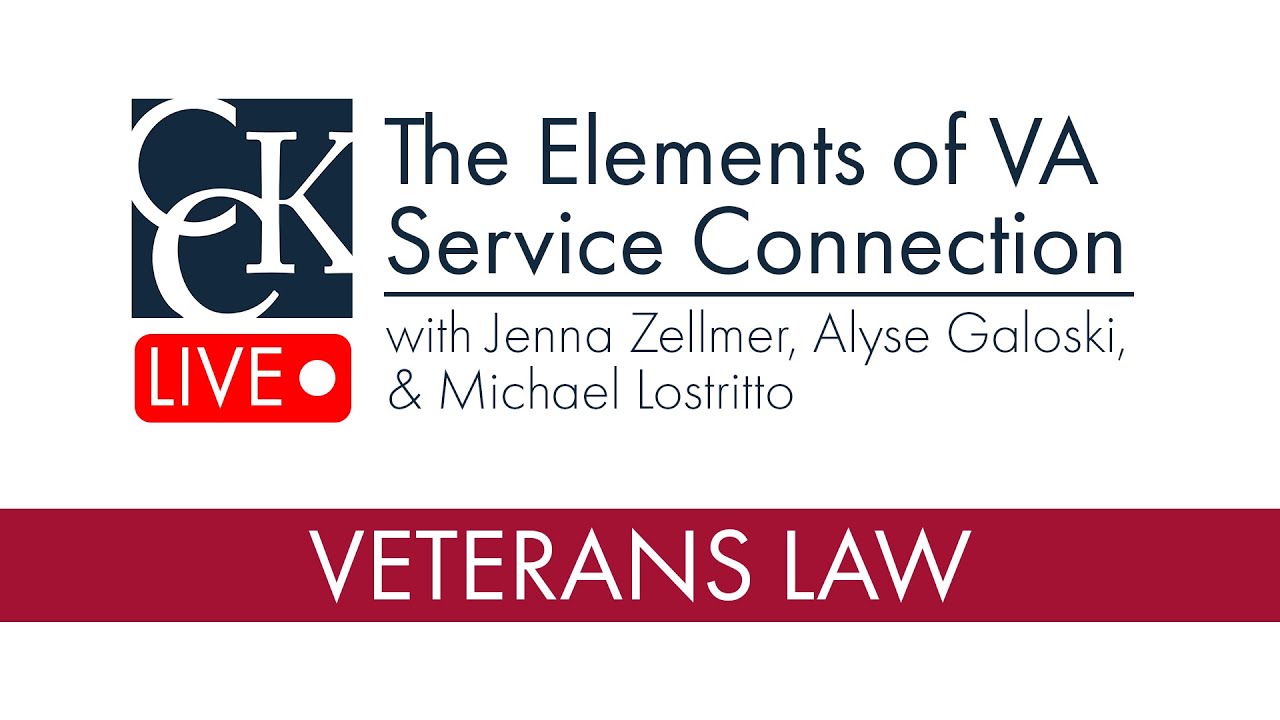The Elements of VA Service Connection