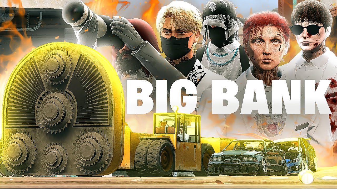 EPIC!! MONEY HEIST BIG BANK DIHANCURKAN BULLDOZER RAKSASA!! PERANG BESAR TERJADI