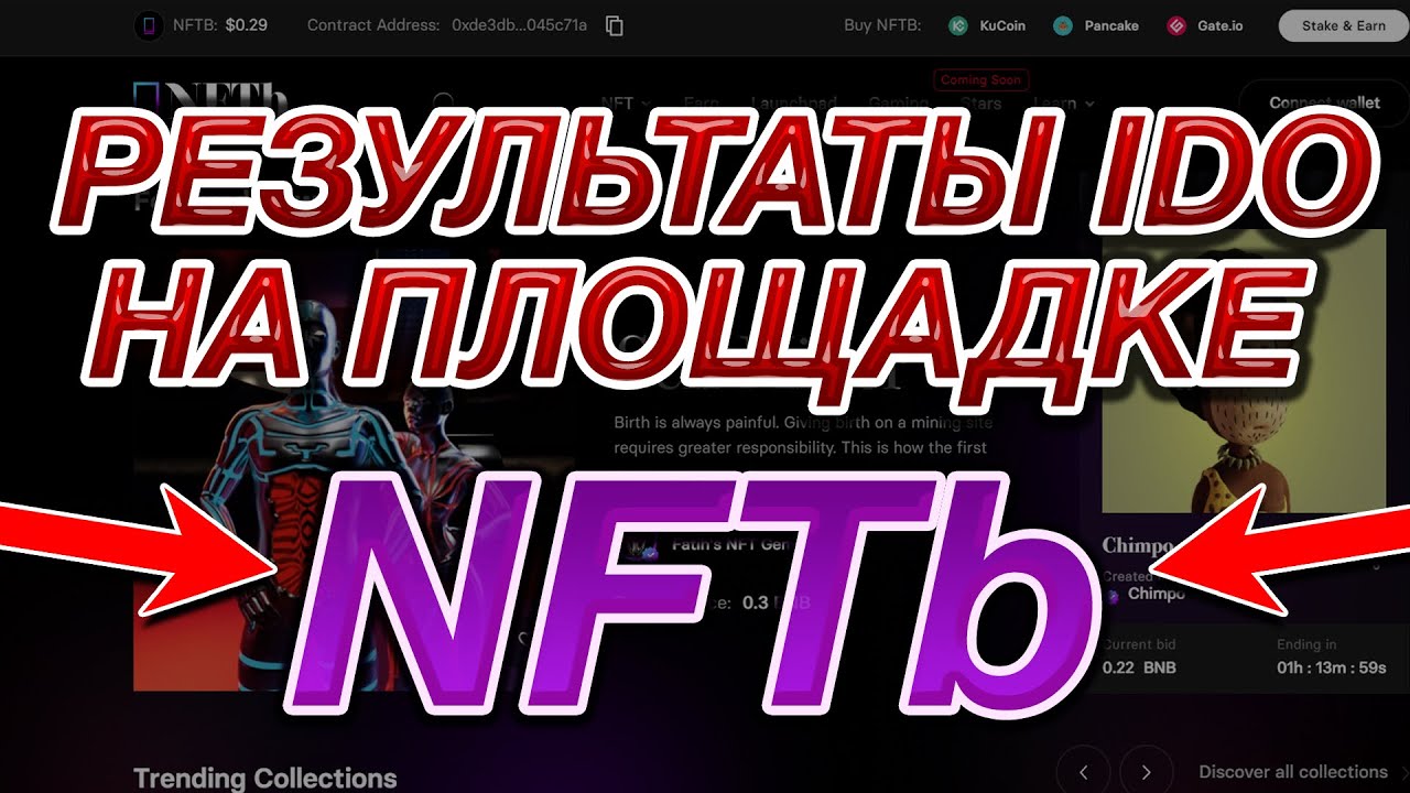Результаты участия на площадке NFTb