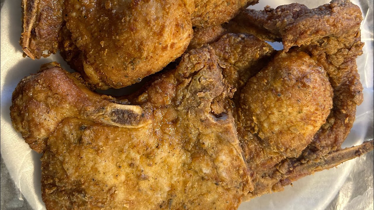 Deep Fried Pork Chops #porkchops