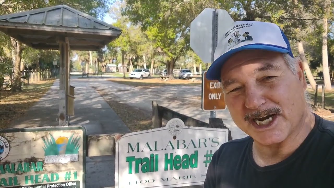 Walking a Trail in Malabar, Florida