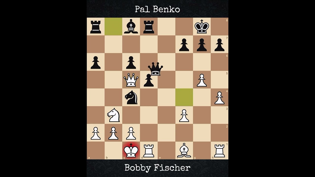 Bobby Fischer vs Pal Benko | USA Championship (1959)