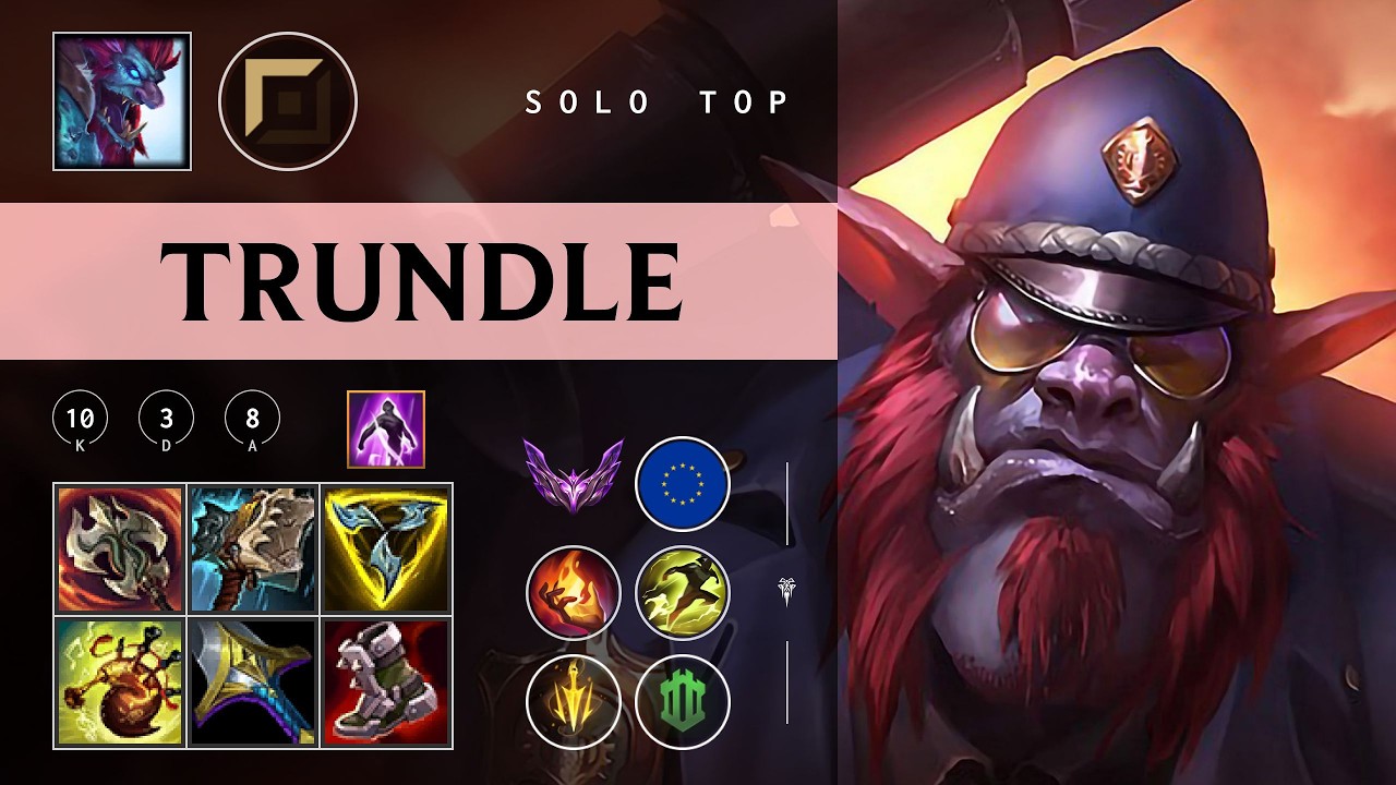 Trundle Top vs Qiyana - EUW Master Patch 26.04