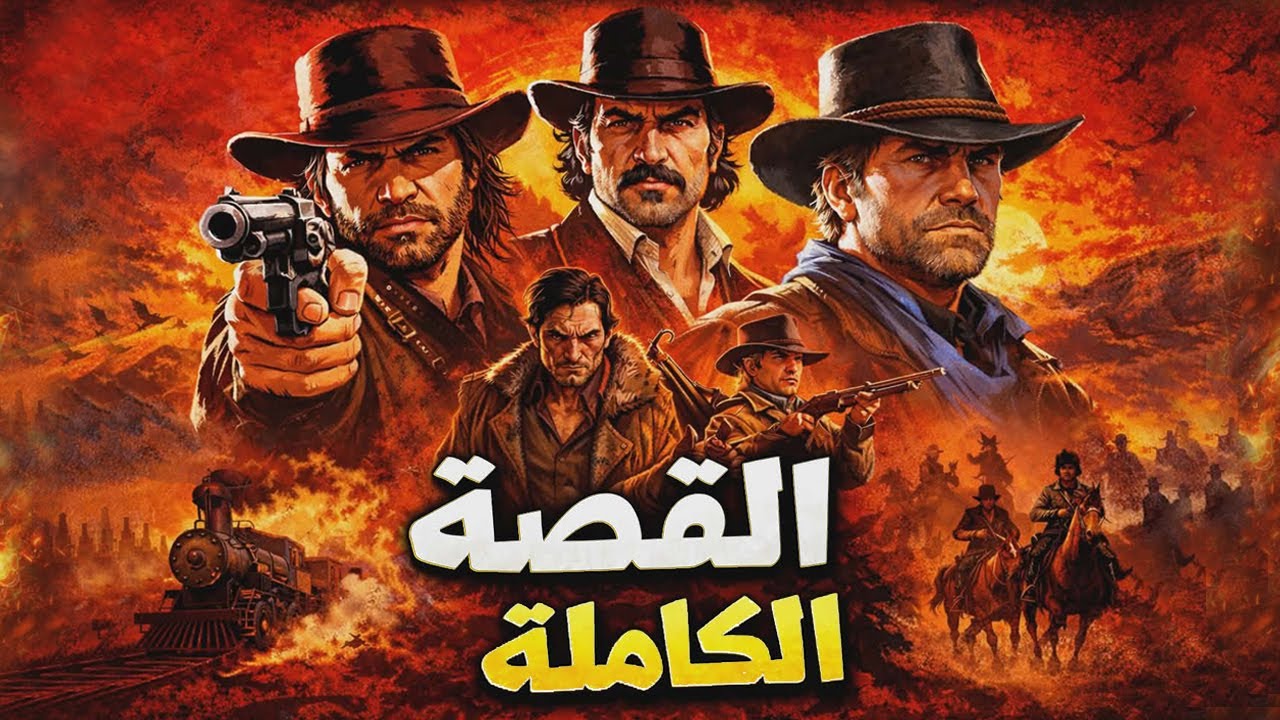 قصة Red Dead Redemption (ريد ديد) كاملة بالترتيب الزمني⏳[كل الاجزاء]