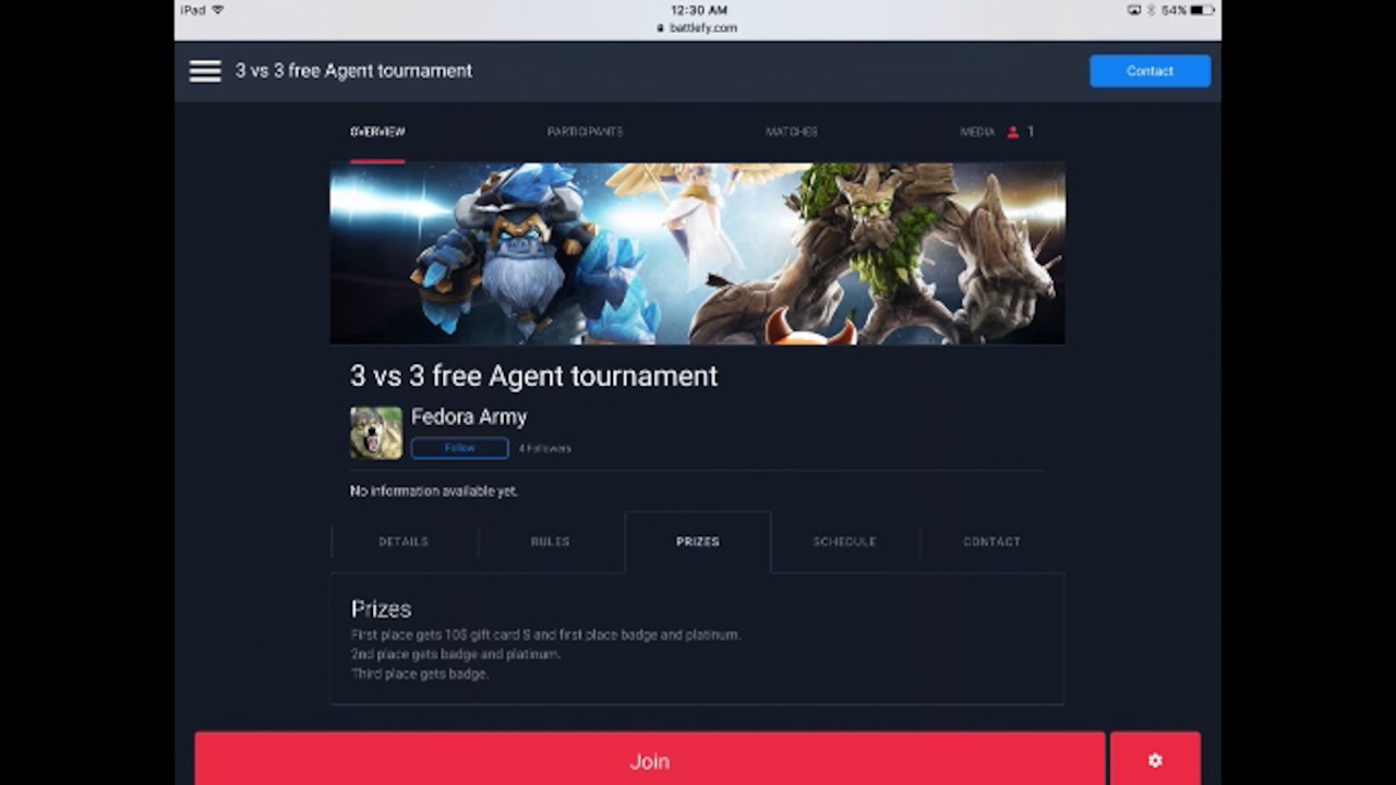 Call of Champions - 3 vs 3 Free Agent Tournament April 1, 2017 12:00 PST