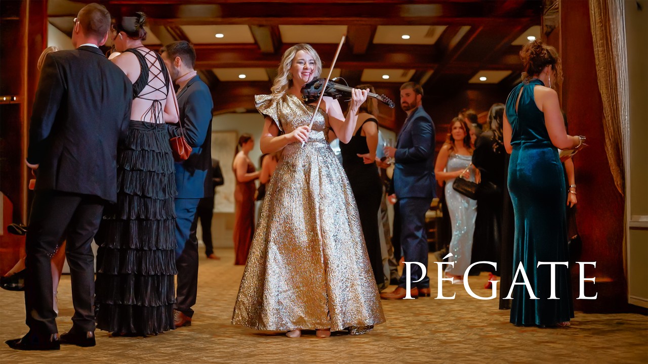 P&eacute;gate | Live Violin for Wedding Cocktail Hour at Crane Club | Miami Violinist