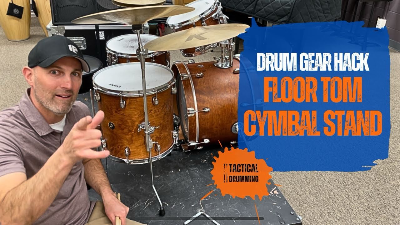Floor Tom Cymbal Stand: Drum Gear Hack