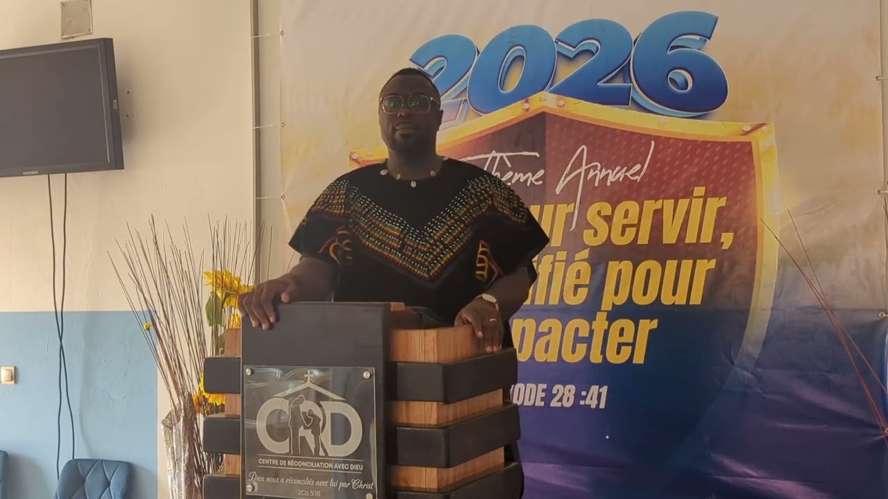 Sanctifiés pour impacter : L'onction au service des autres. Rev Dr Hervé-Guy Nyobe 