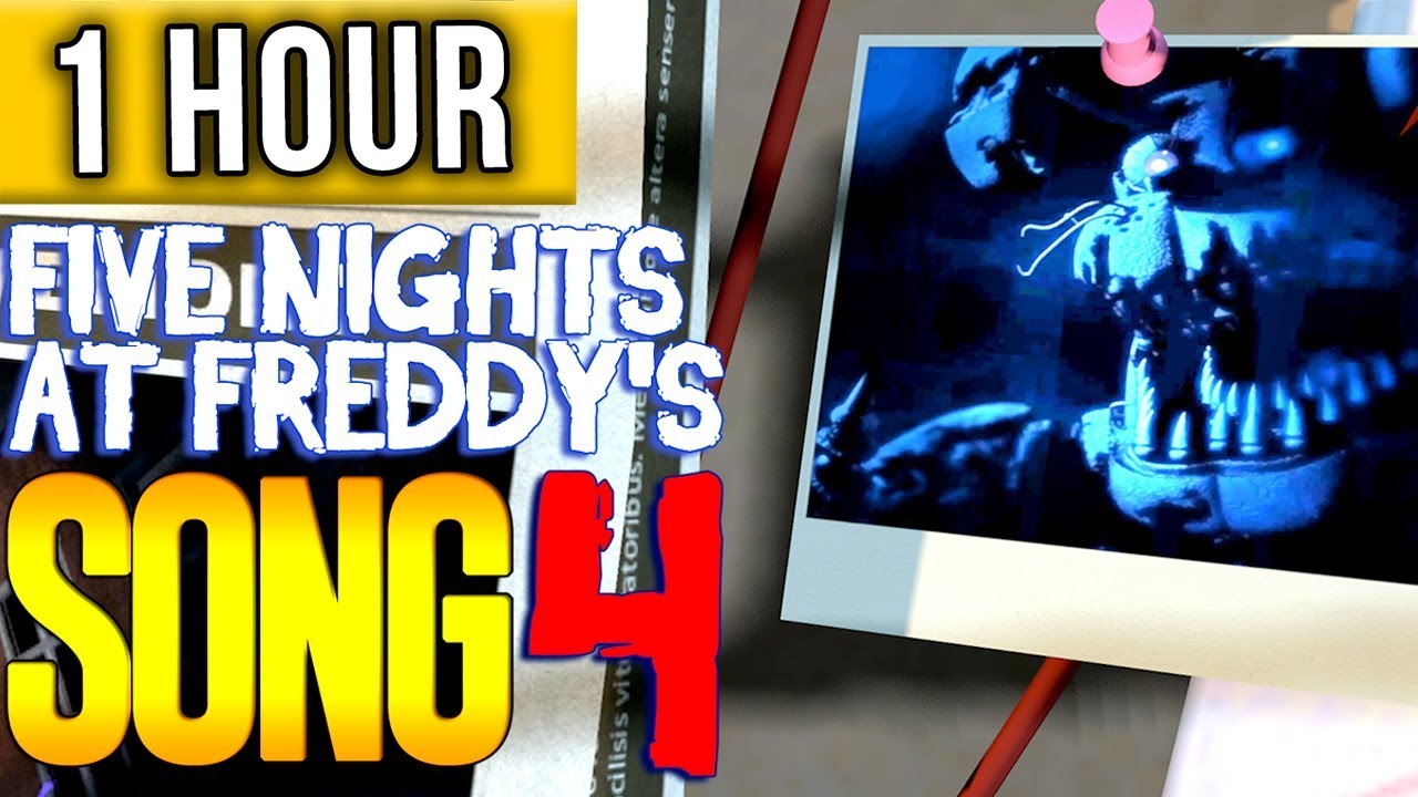 1 HOUR ► Five Nights At Freddy's 4 SONG 'Dream Your Dream' ANIMATED FNAF 4