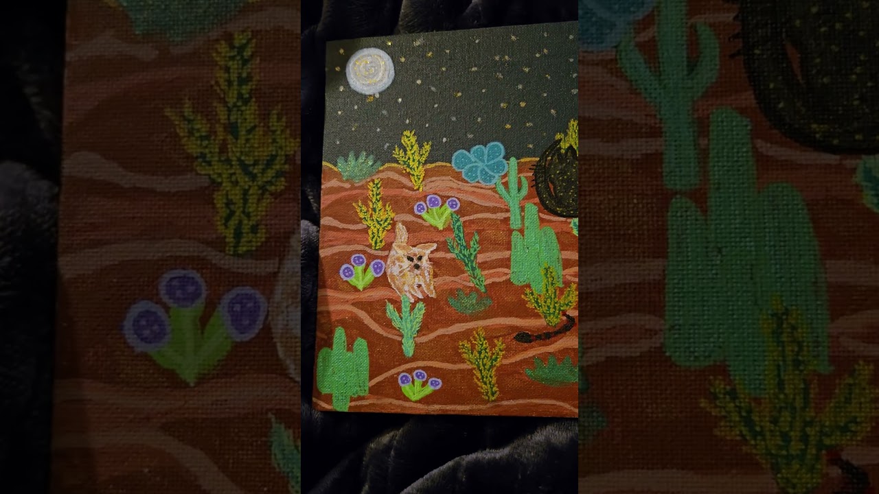What happens when the desert sleeps, and the moon begins to breathe?